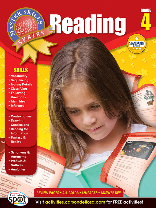 Title details for Reading, Grade 4 by Carson Dellosa Education - Available